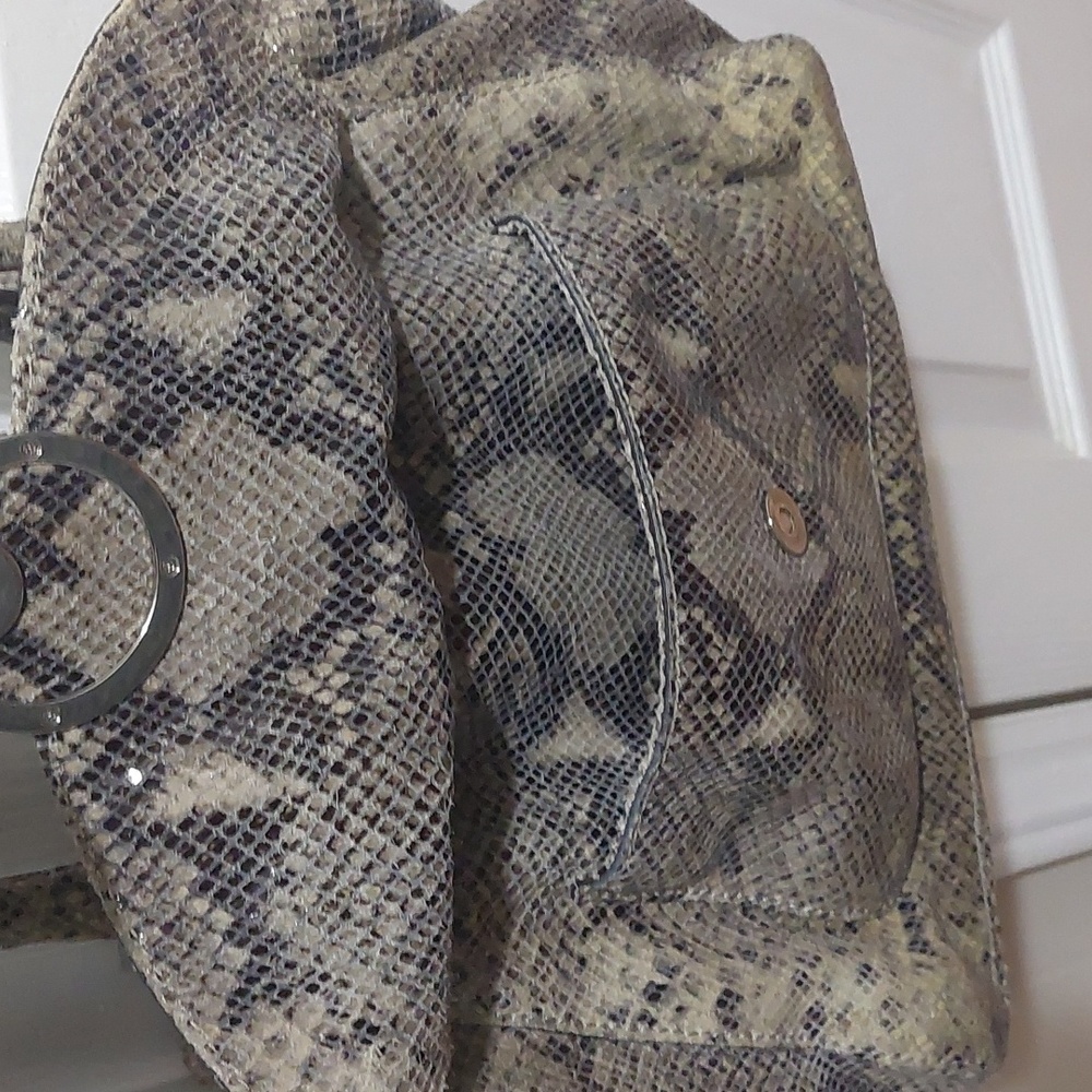 Michael Kors Snakeskin Satchel - Picture 8 of 12